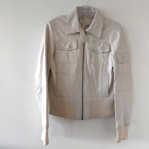 Zara leather jacket